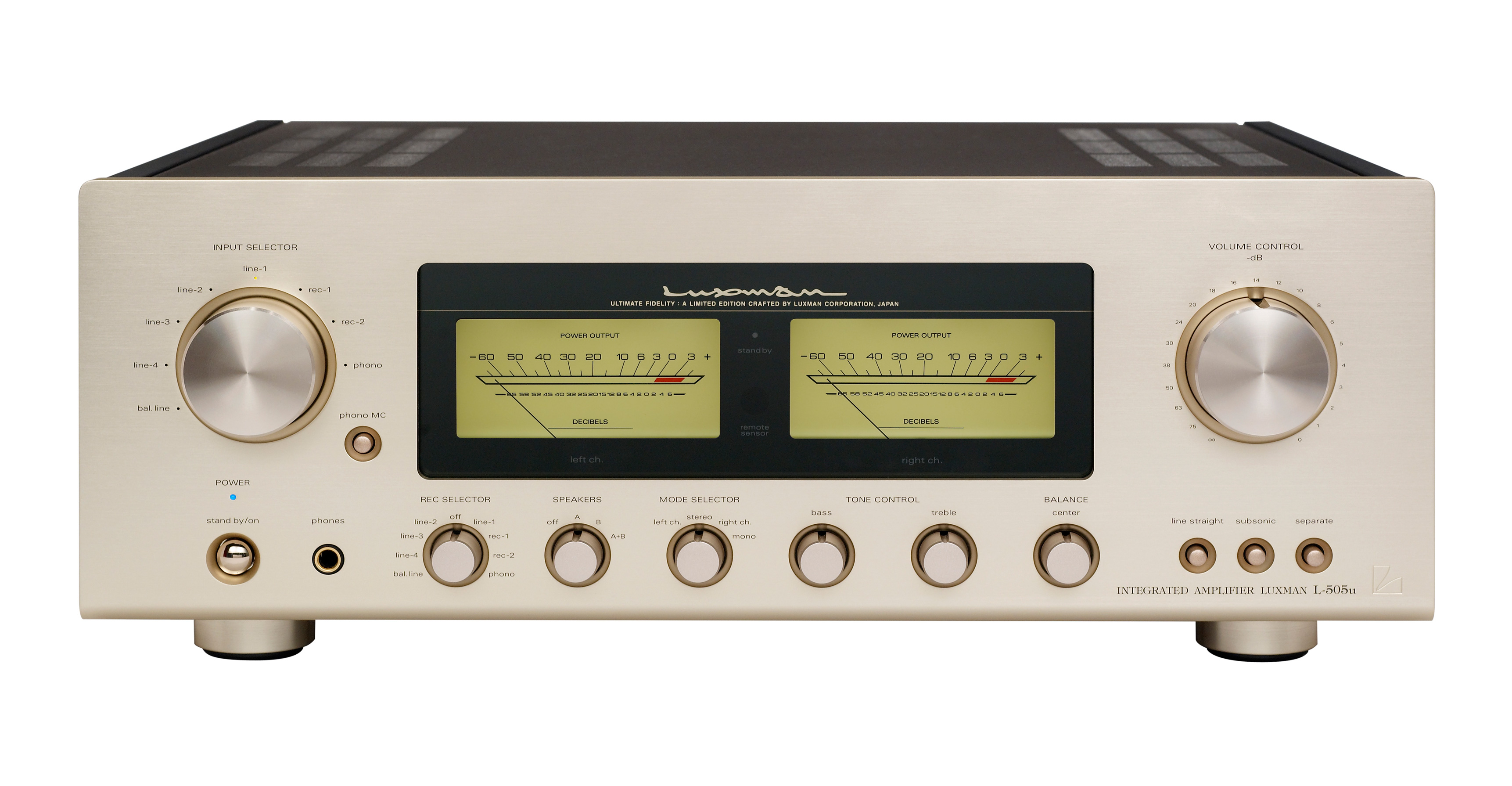 美品・完動品】LUXMAN L-505u ブラスターホワイト プリメインアンプ L