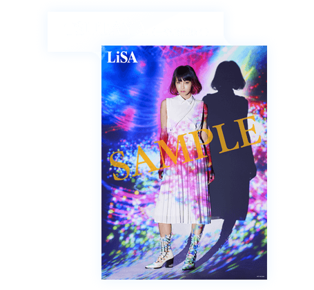 LiSA Catch the Moment 直筆サイン入りポストカード② LiSA Catch the
