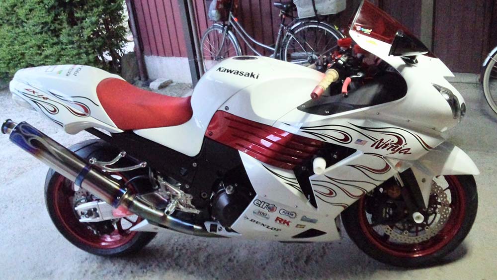 高田さん専用 フレアパターンに合わせたこだわりのカスタム ZX-14