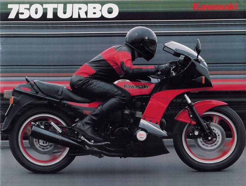 Purple Kawasaki Turbo Motorcycle Zx 750 Engine Kawasaki Gpz 750