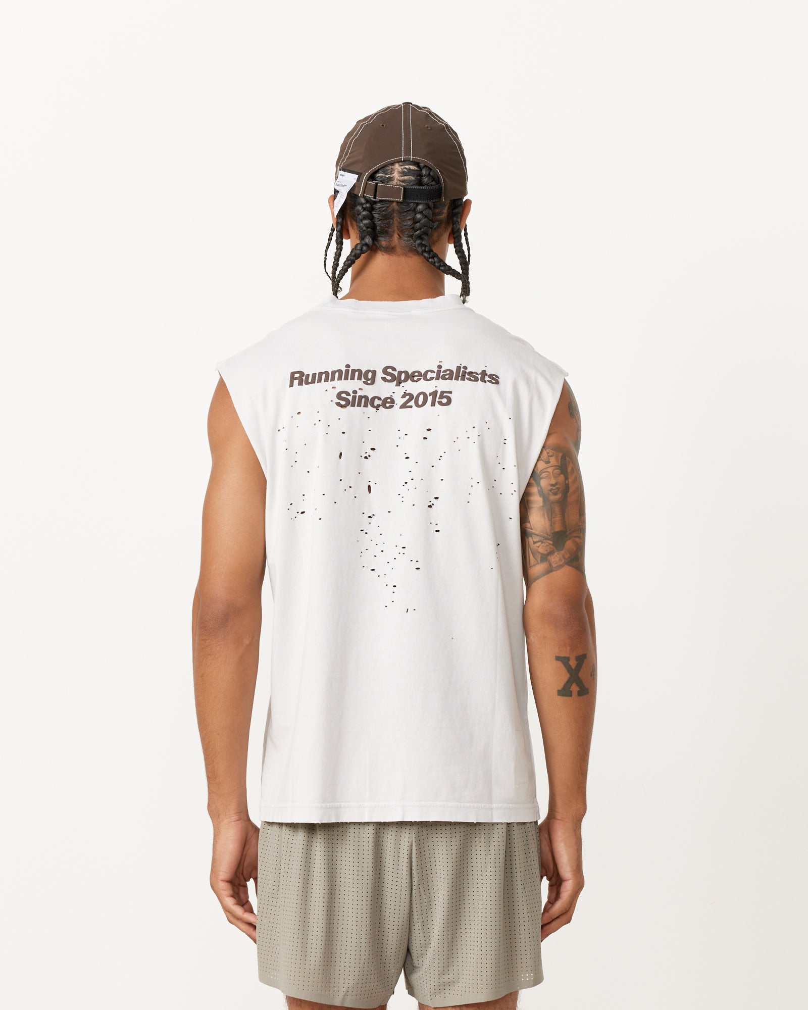 MothTech Muscle Tee in Aged Lunar Rock