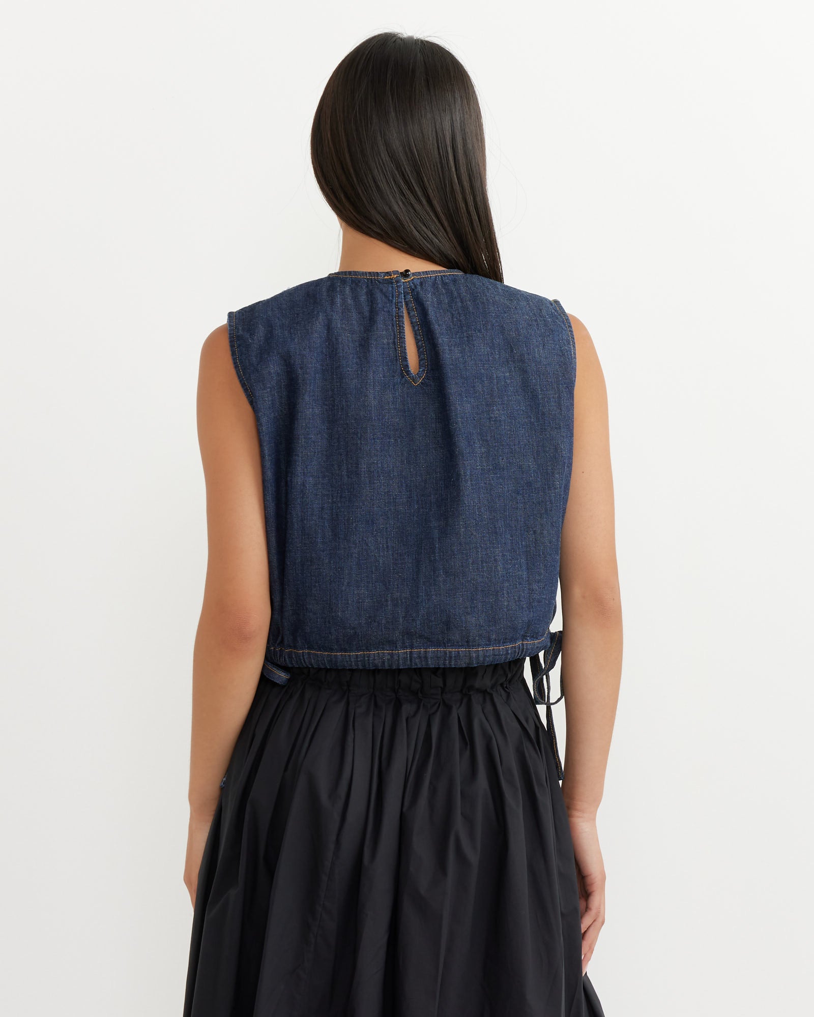 Aires Top in Dark Indigo