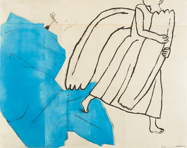 絵画 カラー銅版画 シ―ト 村上早《かくす》2016年 - 東京国立