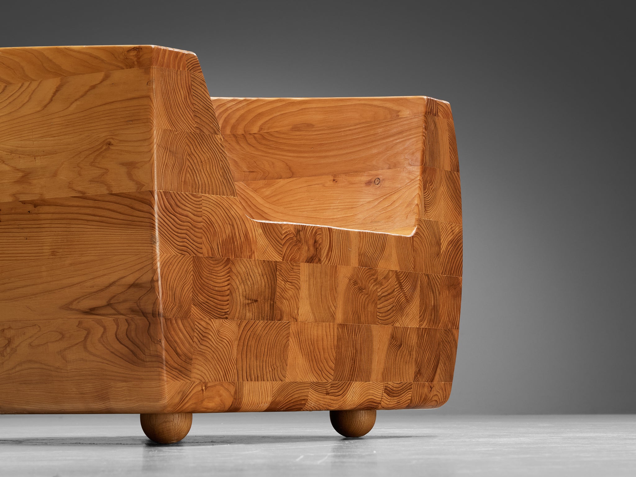 Isamu Kenmochi for Tendo Mokko 'Kashiwado' Chair in Japanese Cedar