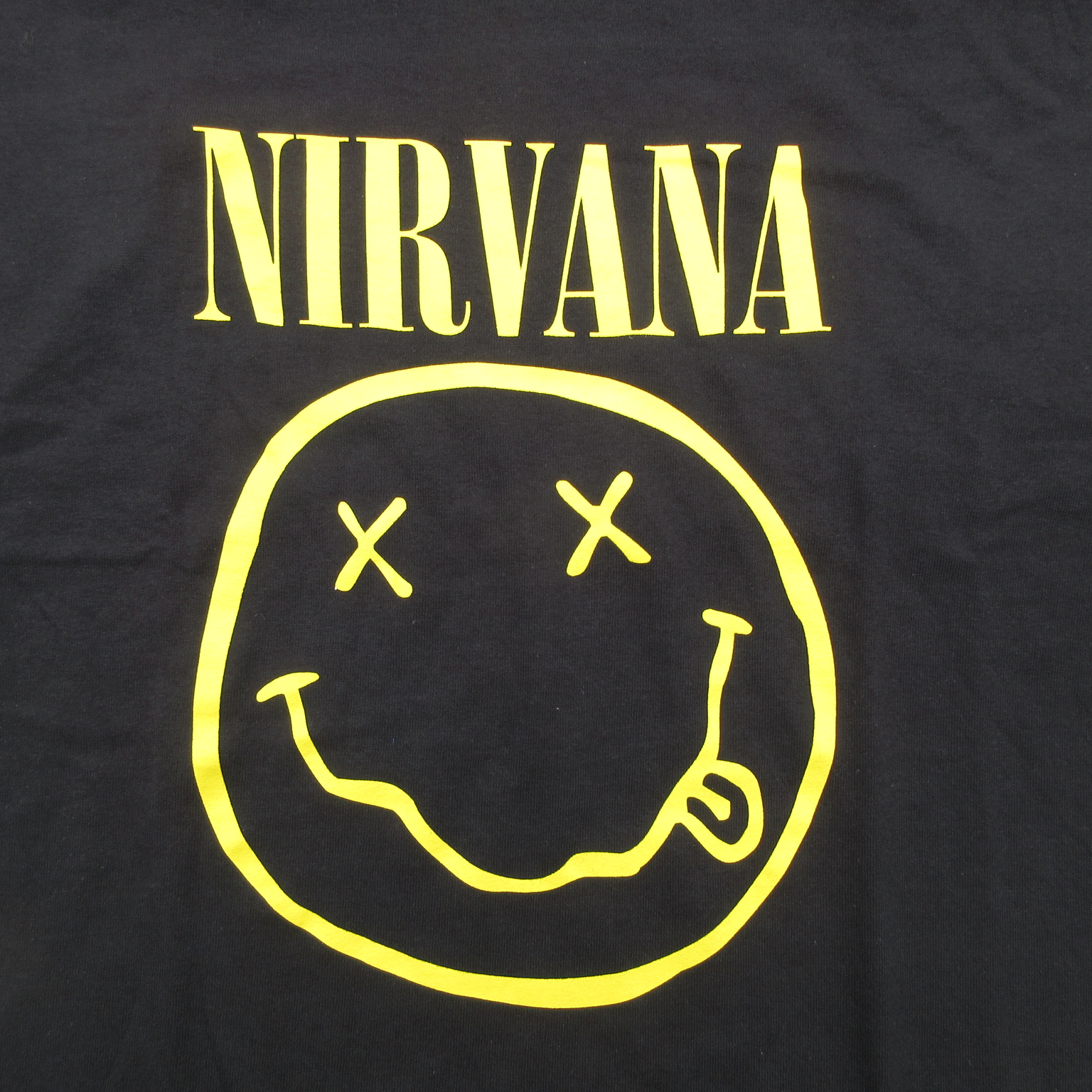 NIRVANA,ニルヴァーナ,SMILE,T-SHIRTS,BLACK,スマイルTシャツ,カート