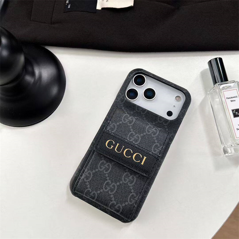 gucci スマホケース iphone17 グッチ iphone ケース 背面 収納