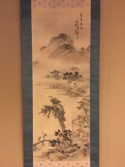 小田海僊 夏雲欲雨図｜古美術・掛け軸の販売・買取・鑑定-松本松栄堂