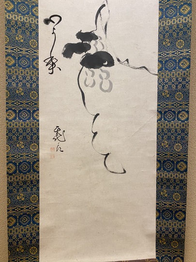 加賀千代女 俳画｜古美術・掛け軸の販売・買取・鑑定-松本松栄堂