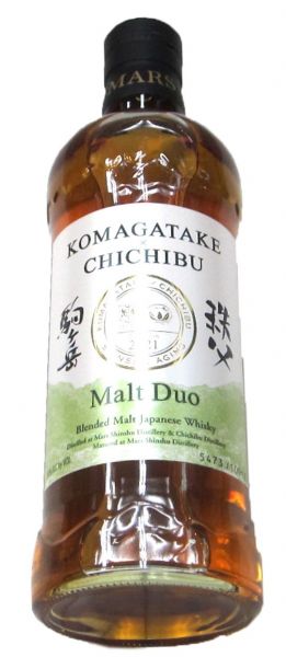 マルスウイスキー モルト デュオ 駒ヶ岳×秩父（専用化粧箱入り） – 酒