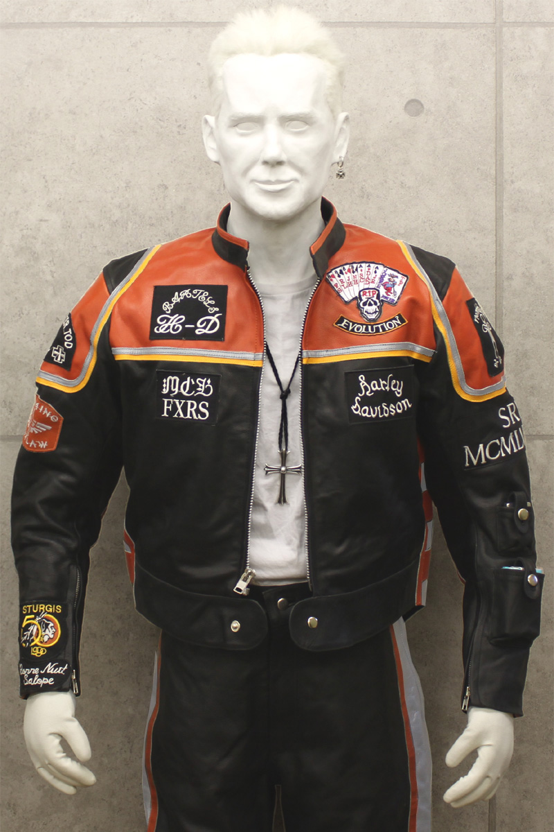 注文 ハーレーダビッドソン ライダースジャケット レザージャケット L