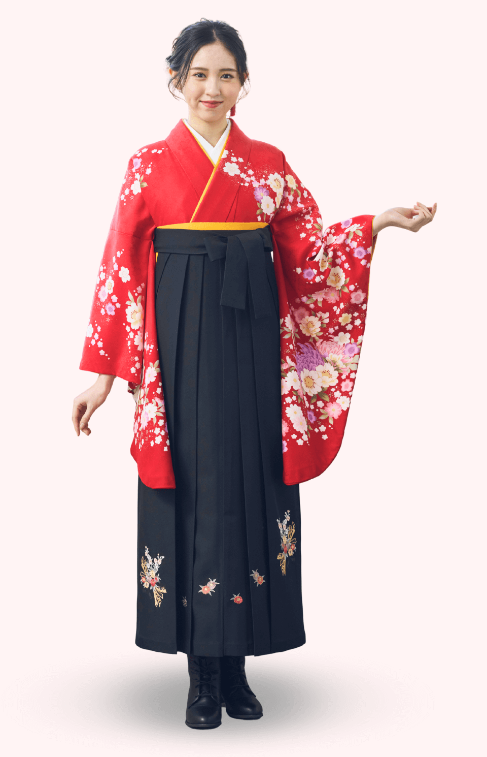 振袖 袴 フルセット 赤 着物「赤系」一覧｜マイム｜卒業袴のレンタル