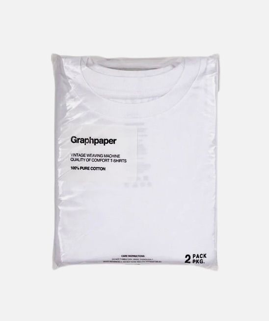 Graphpaper - グラフペーパー パックTシャツ 2-Pack Crew Neck Tee