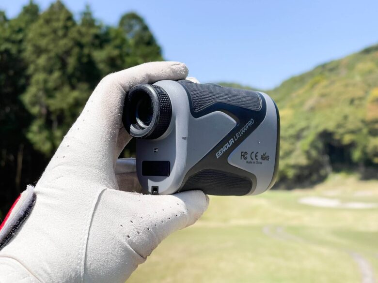 レビュー】EENOUR LR1000PRO レーザー距離計｜OLEDディスプレイでは