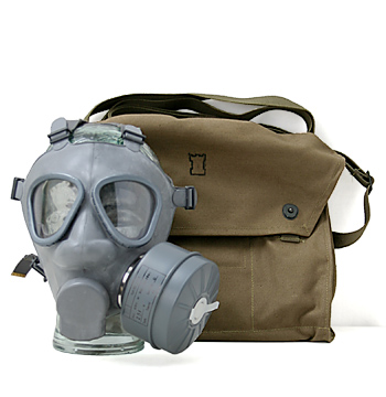 アメリカ海軍 MARKⅣガスマスク＋バッグ GI WWII Mark IV Gas Mask Bag