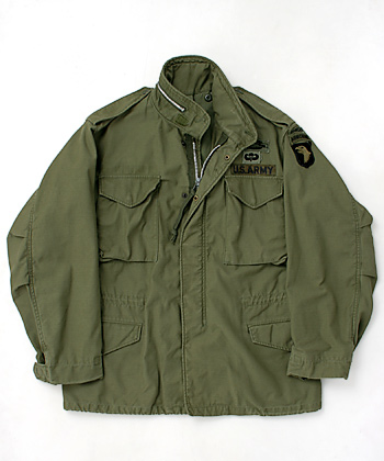 US(米軍) M65 フィールドジャケット・2nd Model/アルミジッパー/第101