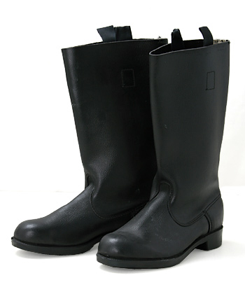 東ドイツ人民軍(NVA) 兵/下士官用黒革ジャック・ブーツ/WWII型/実物・未