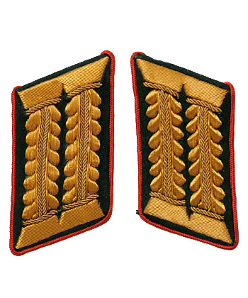 ドイツ軍 実物襟章 WWII ドイツ国防軍 、将校用襟章/実物・未使用