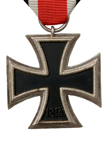 ⊞ドイツの勲章/徽章＊戦功十字章2級（実物） WWII ドイツ軍、剣付き