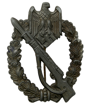WWII ドイツ軍、歩兵突撃章（銅章）/実物・極上