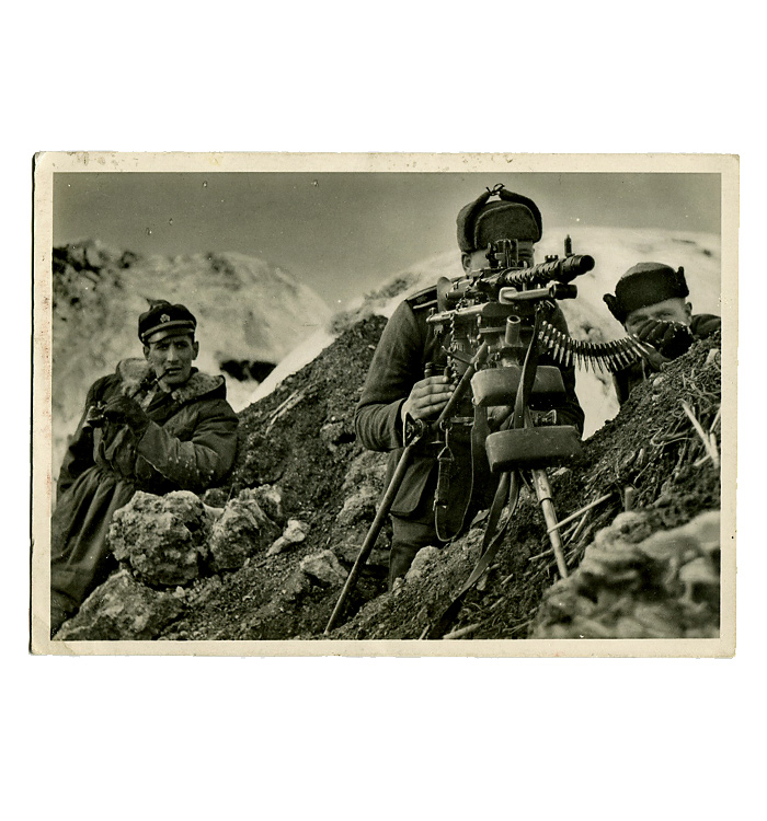 WWII ドイツ軍、戦時ポストカード(W-SS)/実物・美品