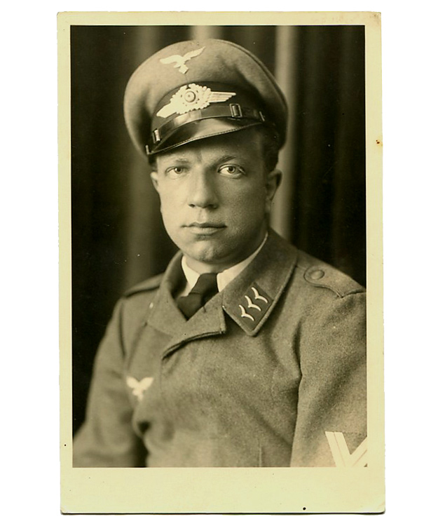 WWII ドイツ軍、戦時ポストカード(ポートレート)/実物・美品