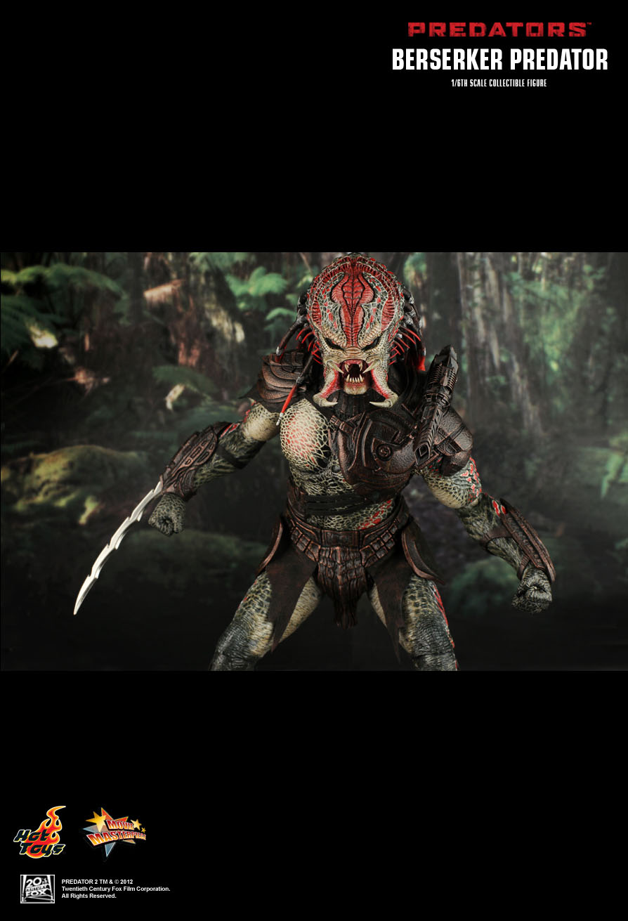 Predators - Berserker Predator Hot Toys - Machinegun