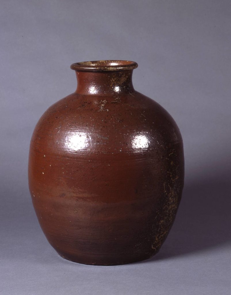 オークション】日展作家、田辺陶豊の壺 オークション】日展作家、田辺陶豊