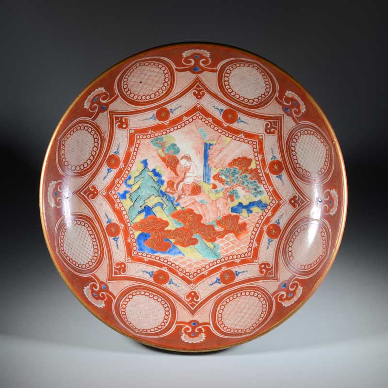 古九谷 九谷焼 赤絵 飯田屋 宮本窯 九谷庄三 九谷谷口 蝶の図 龍の図