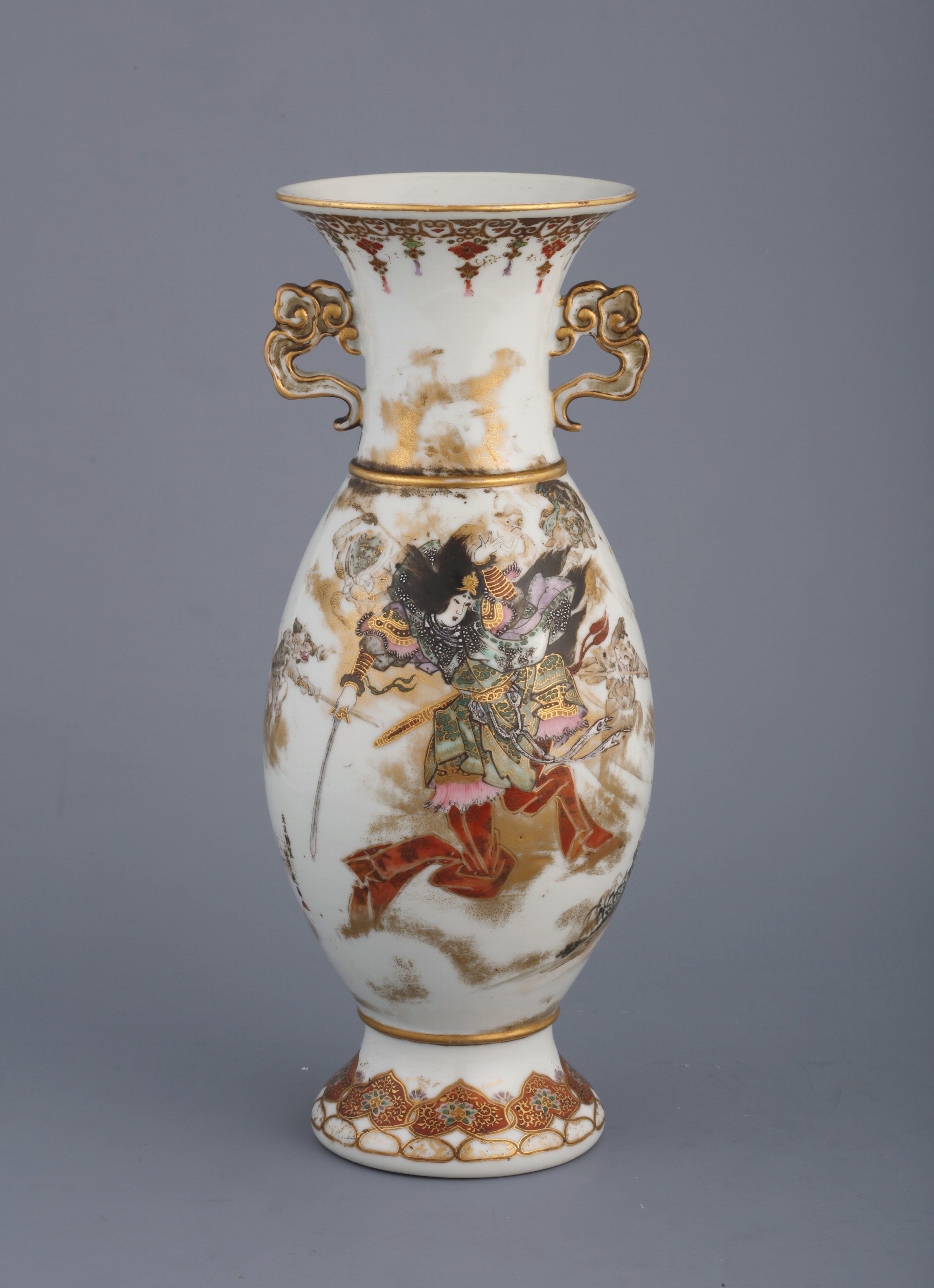 明治時代 横浜焼 井村彦次郎 朝顔 クリーマー 里帰り 輸出品 明治時代