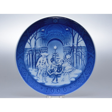 ロイヤルコペンハーゲン 皿 イヤープレート チボリのクリスマス 1990
