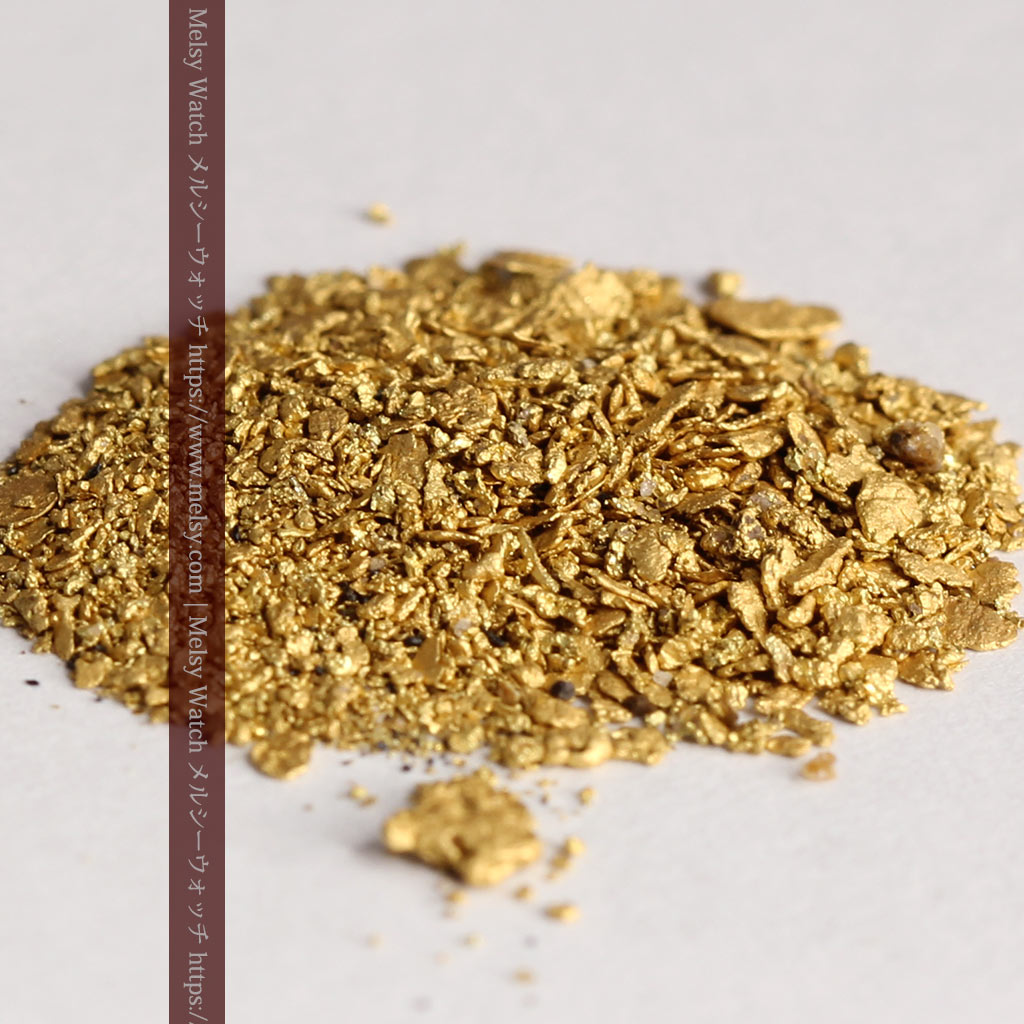 3.07gの小さな砂金・薄片金 ビクトリア州OMEO産 - 自然金と金塊販売の