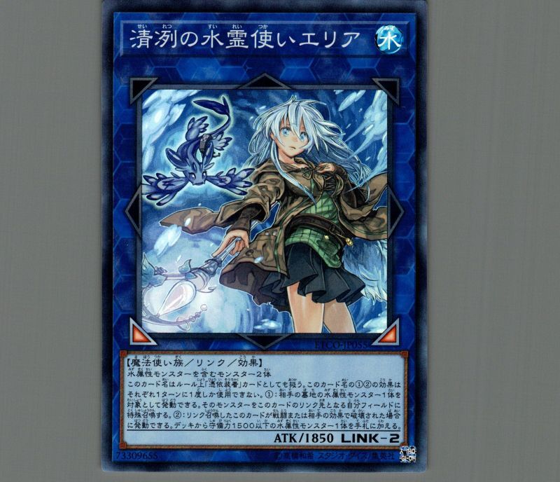 PSA10ETCO-JP055 清冽の水霊使いエリア 20thSE 遊戯王OCG 清冽の水霊