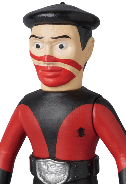 メディコム・トイ 東映レトロソフビ ショッカー戦闘員（黒・ベレー帽