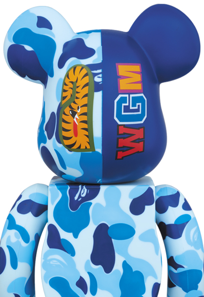 MEDICOM TOY - BAPE(R) CAMO SHARK BE@RBRICK 400％