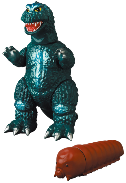 MEDICOM TOY - ゴジラ+モスラの幼虫（モスラ対ゴジラ版）