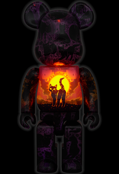 MEDICOM TOY - BE@RBRICK 夕闇のネコ 400％