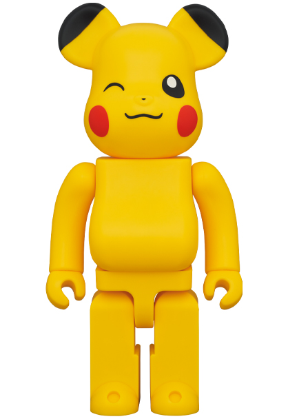 BE@RBRICK ピカチュウ GOLD CHROME Ver.100％400％