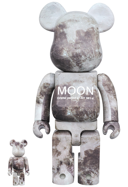 MEDICOM TOY - MOON BE@RBRICK 100％ & 400％