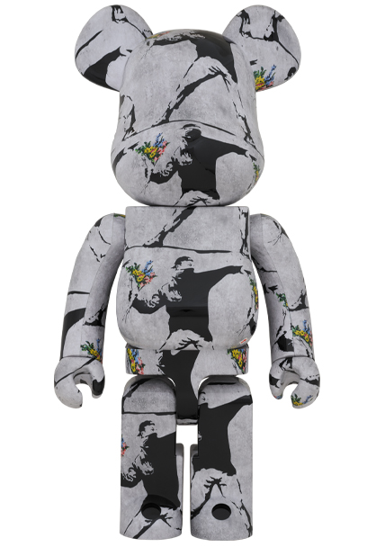 ベアブリック モンキーサイン 1000% バンクシー banksy