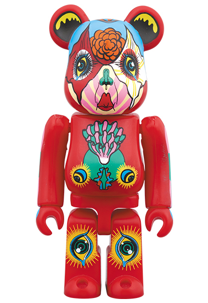 現代美術 田名網敬一 直筆サイン『BE@RBRICK 1000％黒』1205A 2026年