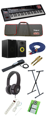 2種のペダルセット】Roland(ローランド) ／ FA-06 - 61鍵盤ワーク