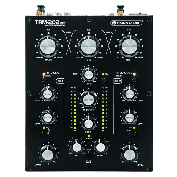 Omnitronic(オムニトロニック) ／ TRM-202 MK3 2チャンネル DJ用
