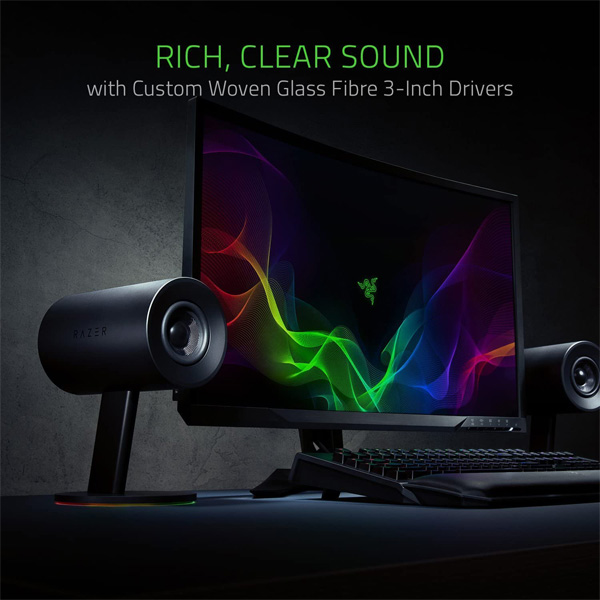 Razer(レイザー) ／ Nommo Chroma (Black) PC用モニタースピーカー
