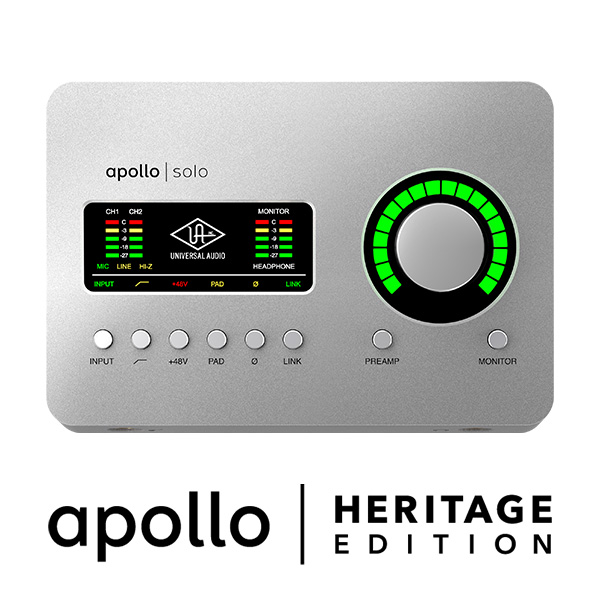 Universal AudioオーディオインターフェイスApollo SoloとApollo Twin