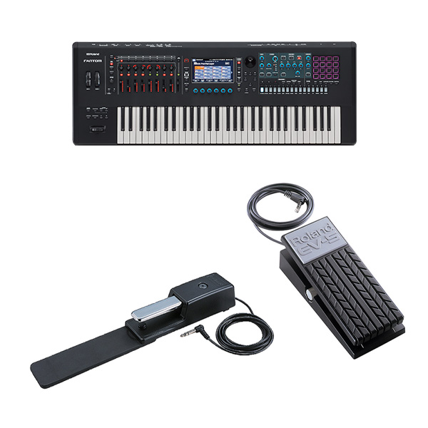 2種のペダルセット】Roland(ローランド) ／ FANTOM-6 - シンセサイザー