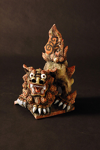 トップ 宮城光男 漆喰シーサー （アーティスト作品）