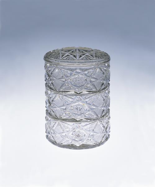 切子丸形ガラス三段重 - MIHO MUSEUM