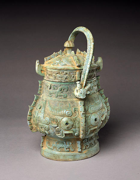 志野焼 康元☆四角形陶器花瓶☆白茶ストライプ 白茶色