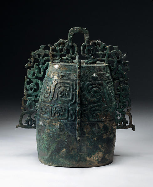 中国 古銅宣徳銅 鐸鈴 銅鐸 銅鐘 C 8602 鎛 - MIHO MUSEUM