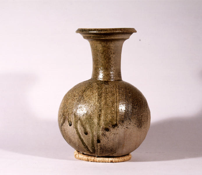 朝鮮 新羅 須恵器 台付長頸壺 5世紀 須恵器台付長頸壺 （古墳後期